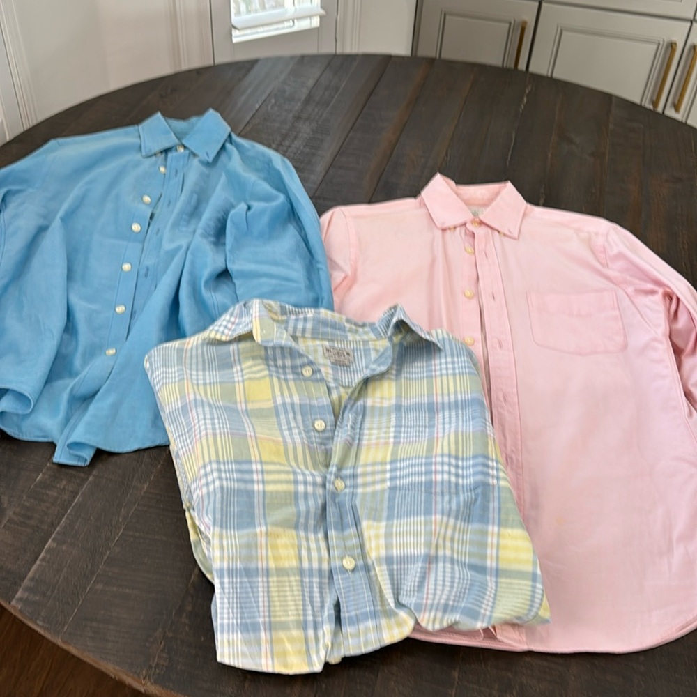 J. Crew mens extra small bundle of 3 button downs
